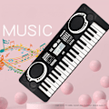 Miniatyrbillede 2 af 6: Barnkeyboard Piano, 37 Tangenter Bærbar Elektronisk Piano til Børn, Digital Musik Piano Keyboard Pedagogiske Legetøj