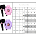 Miniatyrbild 3 av 3: Taylor Swift Pullover Hoodie Toppar Byxor Set Barn Flickor Sweatshirt Träningskläder Kläder Grå Grey 140cm