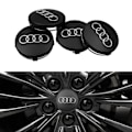Miniatyrbild 1 av 5: 4-pack - Audi navkapslar / hjulnavemblem - Bil 69mm