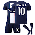 Miniatyrbild 1 av 2: Paris Saint-Germain Fotbollströja Barn 2022-2023 Nr 10 Neymar No.10 28