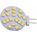 Pikkukuva 3 / 5: 6 kpl pyöreät lämpimän valkoiset G4 LED-lamput, korvaa