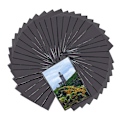 Pikkukuva 3 / 5: Magneettiset valokuvakehykset jääkaappiin, 12 kpl, 15 x 10 cm, lasten ja perhekuvien pidikkeet (FMY) Black