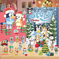 Miniatyrbillede 5 af 8: Julekalender 2024 med Blåbärspåsen, Grinch-blindbox, 24-dages nedtælling Bluey C