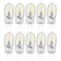 Miniatyrbild 4 av 5: 10 pcs G4 LED Bulb Brightness Dimmable High Color Rendering Transparent Shell Light Sources for Landscape Lighting DC 12V White Light 0.1