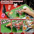 Miniatyrbild 3 av 5: Adventskalender 2024 Mini Shop Husdjur - 24-dagars Julnedräkningskalender Söta Husdjursfigurer Nyhetsleksaker, Jesus Överraskningsjulklapp och Nyår