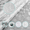 Miniatyrbillede 5 af 5: PEVA Vandtæt & Skimmelresistent Bruseforhæng 180x200cm Semi-Transparent E