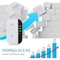 Pikkukuva 5 / 5: 2023 Uusin WiFi-vahvistin, WiFi-toistin, Internet-vahvistin - Ethernet-portilla, nopea asennus, langaton signaalinvahvistin kotiin