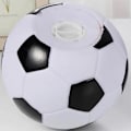 Miniatyrbilde 3 av 4: 1 stk fotballformet sparegris i plast, uknuselig, sportstema, egnet for barn, gutter og jenter, hjemmeinnredning (liten)