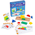 Miniatyrbillede 1 af 3: Form Farve Match Kort 3D Puslespil Geometrisk Matematik Pædagogisk Rum Fantasi Træningslegetøj Intellektuel Problemløsning
