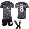 Miniatyrbillede 1 af 2: 2024-2025 Manchester United Special Edition Sort Fodbolddragt til Børn Voksen No.8 B.Fernandes No.8 B.Fernandes 28