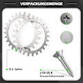 Miniatyrbillede 3 af 5: 2 x Premium Spikes i Rustfrit Stål til Worx S/M Model, 2x Rustfrit Stål Skrue Spikes Trækkraft Forbedrer, Robotplæneklipper Hjulstørrelse 205mm