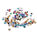 Miniatyrbillede 1 af 5: 4x100 Styk Sy På Diamantkrystaller Akryl Rhinestone Udsmykning 8mm