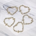 Pikkukuva 3 / 5: Plants Heart Blank Pendant Mold Laadukas metalliseoksesta valmistettu pronssityökalu