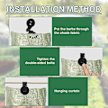 Miniatyrbild 2 av 4: 100-pack Skuggduk Klämmor, Tunga Låsande Klämmor, Premium Tarp Klämmor för Växthus, Trädgård, Nät 30pcs