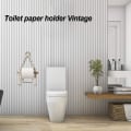 Pikkukuva 2 / 4: WC-paperiteline, kudottu makramee WC-paperiteline WC-kylpyhuoneeseen, käsintehdyt kylpyhuoneen ripustuspaikat (koukuttomat)