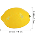 Miniatyrbild 4 av 5: 20 st konstgjorda citroner falska citroner falska citroner frukter i gult 3 tum lång X 2 tum bred