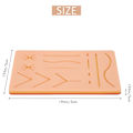 Pikkukuva 4 / 5: Uusi ihon ommelharjoituspaketti Suture Training Kit Suture Pad Trauma-tarvikkeet harjoitteluun ja