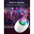 Miniatyrbilde 4 av 5: Nordlys Aurora Projektor, 3 i 1 Nattlys med Hvit Støy, Timer, Bluetooth Høyttaler, Galaxy Lys Taklampe Romlys for Tak
