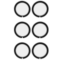Miniatyrbillede 1 af 5: 6x Lens Guards Kamerahus Sticky Protector Cover Kits Objektivhætte med klæbemiddel til Insta 360 One X2