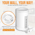Miniatyrbild 3 av 5: Väggfäste för router i aluminiumlegering för Deco BE75/BE85/BE95/BE17000 Whole Home Mesh WiFi 7 med tillbehör