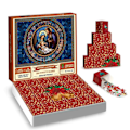 Miniatyrbillede 1 af 5: Adventskalender 2023, Julekrybbe Puslespil 1000 Brikker, Puslespil Nedtællingskalender Til Julegaver, 24 Æsker Puslespil Til Nedtælling, col