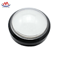 Miniatyrbilde 1 av 3: Gadget for blinde: Praktisk snakkende klokke med knapp og klokkeverk White 10x10cm