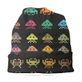 Miniatyrbild 3 av 5: Skullies Beanies Kepsar Space Invaders Arcade Shooter Game Tunn Hatt Höst Vår Hutshattar Män Dam Unisex Ski Cap