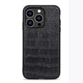 Telefonfodral med krokodiltextur för 14 Pro för 14 Pro Black
