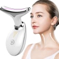 Miniatyrbillede 2 af 4: Nakke Ansigt Skønhedsanordning Led Foton Terapi Hud Stram Reducer Dobbelthage Anti Rynke Fjern Løftende Massager