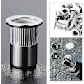 Miniatyrbild 5 av 5: 50-pack, M6 Typ Rostfri Nitmutter