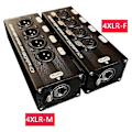 Pikkukuva 2 / 5: 1 kpl 4-kanavainen 3-nastainen XLR-ääni- ja DMX-verkkokaapelin jatke, DMX512-verkkosignaalin jatke, naaras Black