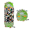 Miniatyrbillede 1 af 2: Sovepose Børns Lazy Varm Sovepose Pyjamas Børnepude_y Green 160x60cm