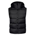 Miniatyrbilde 3 av 5: Herre avtakbar hette dun ermeløs jakke Fleecekrage Casual Puffer Vest