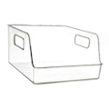 Miniatyrbillede 1 af 5: Gennemsigtig skuffeboks Sæber Håndklæder Dåser Vitrineskab Køleskab Organizer Boks Opbevaringsboks til Badeværelse Hjemmeskabe Bordplader 21.5cmx21.5cmx13.5cm
