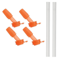 Miniatyrbillede 3 af 3: Camelbak Eddy+ Kids flaskeudskiftning bideventiler 4 ventilpakke - med 2 sugerør orange