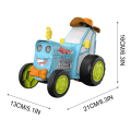 Miniatyrbilde 1 av 2: Black Friday 2023 Crazy Jumping Car,unik Dancing Stunt Car Trådløs fjernkontroll Bil Lys Musikk Rullende Elektrisk Barneleketog Blue