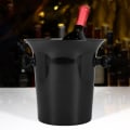 Miniatyrbillede 3 af 5: Wine Dump Sort Plastik Vinspyttebakke - Standard Størrelse Med Sort Tragt Champagne Spand
