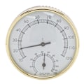 Miniatyrbillede 2 af 2: Basturum Termometer Vægmonteret Klar Skala Fysisk Induktion Rustfrit Stål Hygrometer