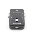Miniatyrbild 5 av 5: KVM-switch 2 Portar VGA Switch USB 2.0 KVM Mus Switch Tangentbord 1920x1080 Box Delningsswitch VGA S
