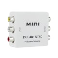 Miniatyrbilde 4 av 5: Mini Pal Ntsc Bi-retning Tv System Converter Switcher Pal Til Ntsc Ntsc Til Pal Dual-way Tv Composi