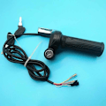 Miniatyrbilde 2 av 5: Ebike Throttle 48V elsykkel gasshåndtaksakselerator, gasshåndtak elektrisk med lås
