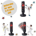 Miniatyrbild 4 av 5: 120 cm slagboll, uppblåsbar boxningssäck för barn, Instant Rebound Fitness -boxningspåse