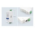 Miniatyrbilde 3 av 5: USR-DR302 DIN-skinne Seriell RS485 til Ethernet TCP IP Servermodul As shown