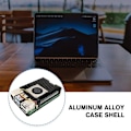 Miniatyrbild 3 av 5: Raspberry Pi 5 Aluminiumlegering Skal med Radialfläkt för Raspberry