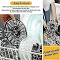 Miniatyrbilde 5 av 5: Erstatningsrist og grill for airfryer, airfryerbrett, 7\"