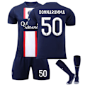 Miniatyrbillede 1 af 2: 22-23 Paris Saint-Germain Messi trøje hjemme No.50 trøje med sokker til børn og voksne XL