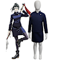 Miniatyrbild 2 av 5: Jujutsu Kaisen Cosplay Barnkostym Pojkar Flickor Kugisaki Nobara Zenin Maki Nishimiya Momo Gojo Satoru Tadori Yuji Uniform