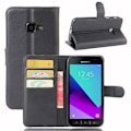 Miniatyrbillede 1 af 4: Samsung Galaxy Xcover 4 SM-G390F Flip Cover Retro PU Læder Wallet med Støttefunktion Stødsikkert Cover - Bla