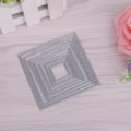 Miniatyrbilde 2 av 5: Firkanter Skjæring Dies Stencil Scrapbook Tool Album Papir Card Pregedekor