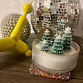 Miniatyrbilde 1 av 5: Juledekorasjonsideer Viral Juletrelys, Juletrelys, Vinterduftlys med Skogsduft, Vinterlys, Julelys White